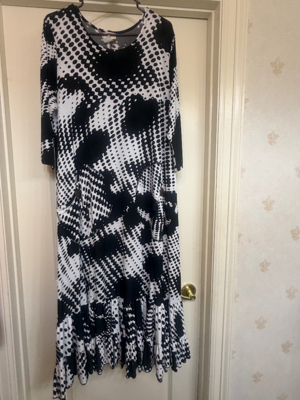 Addie Zadie B’s Long Ruffled Dress